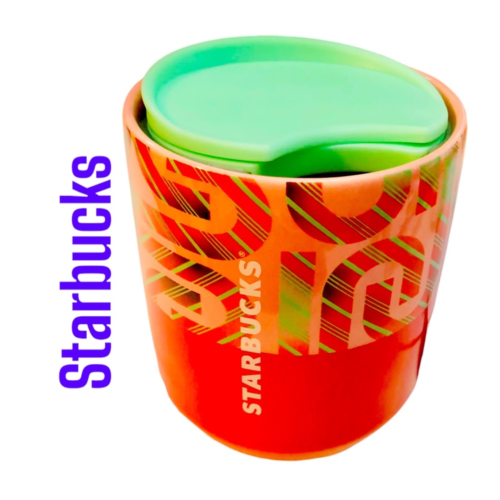 Starbucks 8oz Ceramic Cup with Lid